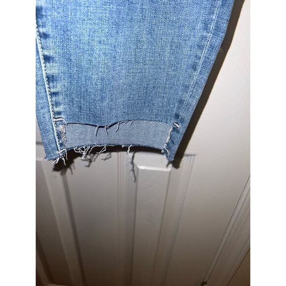 Good American Good Legs Raw Step Hem Skinny Jeans Size 24 - Picture 9 of 9